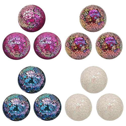 3pcs glas mosaikkugeln - 3pcs,