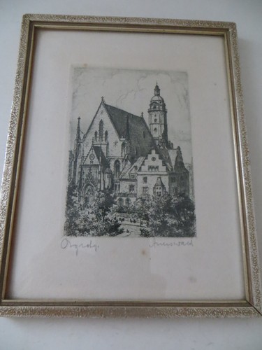 Original radierung gerahmt - original,