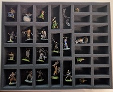 21 Figuren (Rollenspiel, DnD, DSA, Tabletop, Charaktere, 28mm, RPG, bemalt)