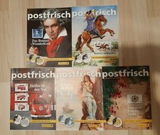 Postfrisch - Das Pilatelie-Journal der Deutschen Post - 5 Hefte des Jahres 2020