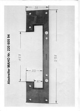 Abstreifer Maho Y MH500 (Nr. 22060594)