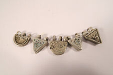 5 alte rare Telsum Amulette Silber Äthiopien GR04 5 old Silver Pendants Ethiopia