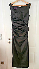 Cocktailkleid TALBOT RUNHOF  gr. 42 braun, mit Stola, wie neu!