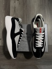 PRADA Black/ White Patent