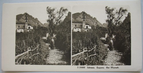 Altes stereofoto lugano - altes,