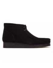 Clarks Originals WALLABEE BT ICTD Damen Schwarz Wildleder Leder Stiefel UK 5,5 D EU 39