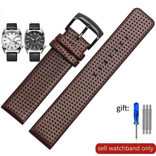 Herren echtleder uhrenarmband - echtleder,