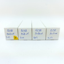 4 X EC88 MULLARD TUBE. 60er