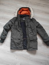 Sehr Gut Ernstings Family Jungen Winter Jacke Mantel 164 Olivgrün Kapuze