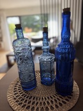 3 x Vintage Glas Flaschen