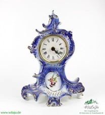 Porzellan Uhr ENS Kaminuhr Uhr