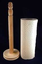 Küchenrollenhalter, Rollenhalter gedrechselt Buchenholz , Unikat