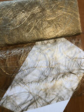 SIZOWEB ® Vlies Dekorolle Tisch- Läufer, -Band 30 cm x 5 m. Farbe: GOLD 1800