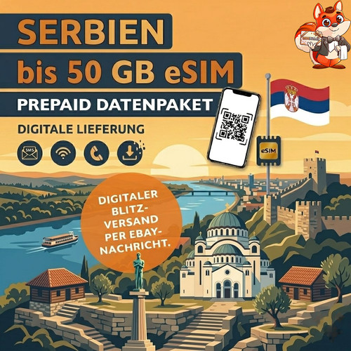 Esim serbien prepaid sim karte - esim,