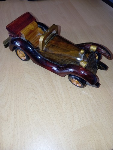Holzauto oldtimer handarbeit - oldtimer,
