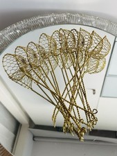 10x Fondue-Sieb gold Sieblöffel Feuertopf Mongolentopf DDR GDR Ostalgie Vintage