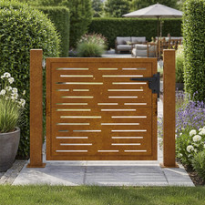 Gartentor Cortenstahl 1x1m
