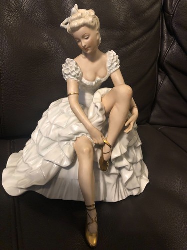 Porzellan figur tänzerin - porzellan,