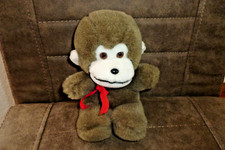 Kuscheltier Affe grau Stofftier 16cm sitzend 