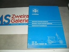 Piaggio Zip Fast Rider 96 50 Werkstatthandbuch Reparaturanleitung Handbuch A2535