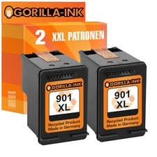 2 Patronen Black für HP 901