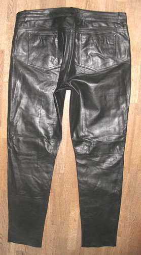 Hüftige damen lederjeans - hüftige,