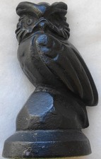 " Massive alte Eisen-Gusseisen Eule "