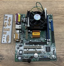 Vintage ASRock PC Mainboard GE PRO-M2 Celeron 2,2Ghz 256Mb RAM Windows XP Ära