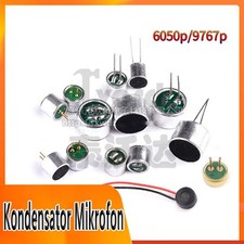 Mikrofon Elektret Kondensator Mikrofonkapsel, mit/ohne PCB Pins Kondensator