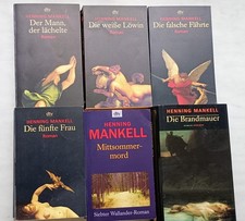 6 Bände Kurt Wallander v H. Mankell Spannung pur
