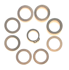 14-tlg Set Simson Kupplung Anlauf Ausgleich Pass Paß Distanzscheibe S51 Schwalbe