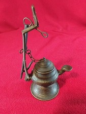 Alte Antike Bronze Öllampe