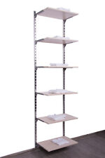 Wandregal begehbarer Kleiderschrank Regalsystem Ladeneinrichtung Wandsystem 65cm