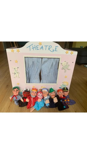 Altes kasperletheater - altes,