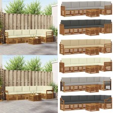 Ecksofa Set 7 pcs Massivholz