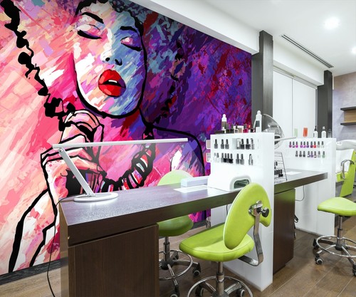 Aquarell kunst frau q2489 - 3d,