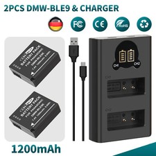 2× DMW-BLG10 DMW-BLE9 Akku
