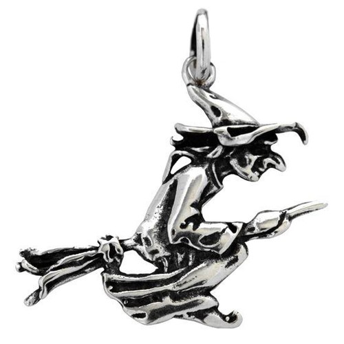 Hexe schmuck anhänger 925 - hexe,