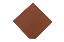 10-150 Stück Eternit Fassaden Platten 20x20 cm gestutzt ziegelrot glatt