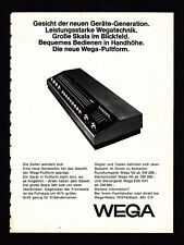3w2748/ Alte Reklame von 1969 - WEGA Mischpulte - Wega-Radio - Fellbach