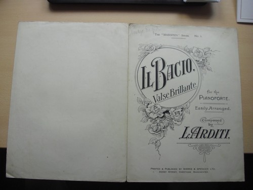 Notenblatt il bacio - notenblatt,