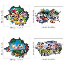 3D Schön Mickey Mouse Minnie Mouse Wandtattoos Kinderzimmer Wand Dekorieren Neue