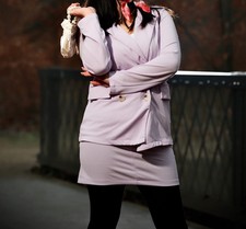 Blazer set mit kurz rocke - blazer,