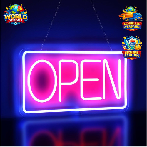 Led open leuchtreklame 42x22cm - leuchtreklame,