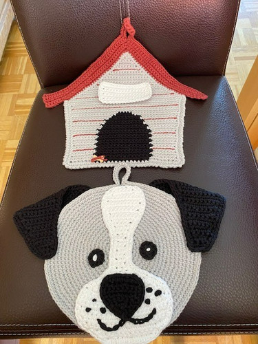 Topflappen original handarbeit - topflappen,