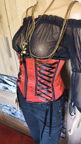 Gothic steampunk set korsage - steampunk,