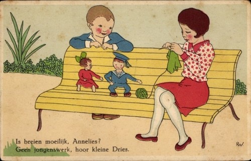 Künstler kinder mädchen - künstler, ak