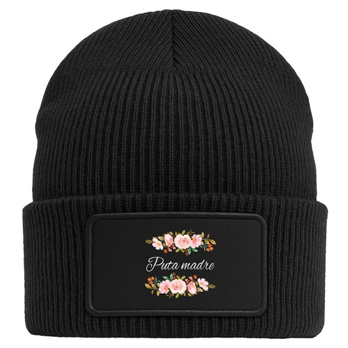 Beanie mit patch puta - patch, madre