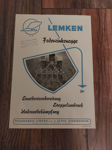 Original prospekt lemken - original,
