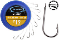 Browning Sphere Classic Haken 8 Stück Vorfach 100 cm Feedern Brasse